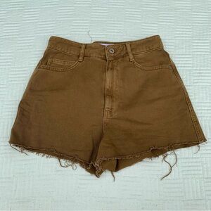 Zara Brown Jean Shorts Size 4